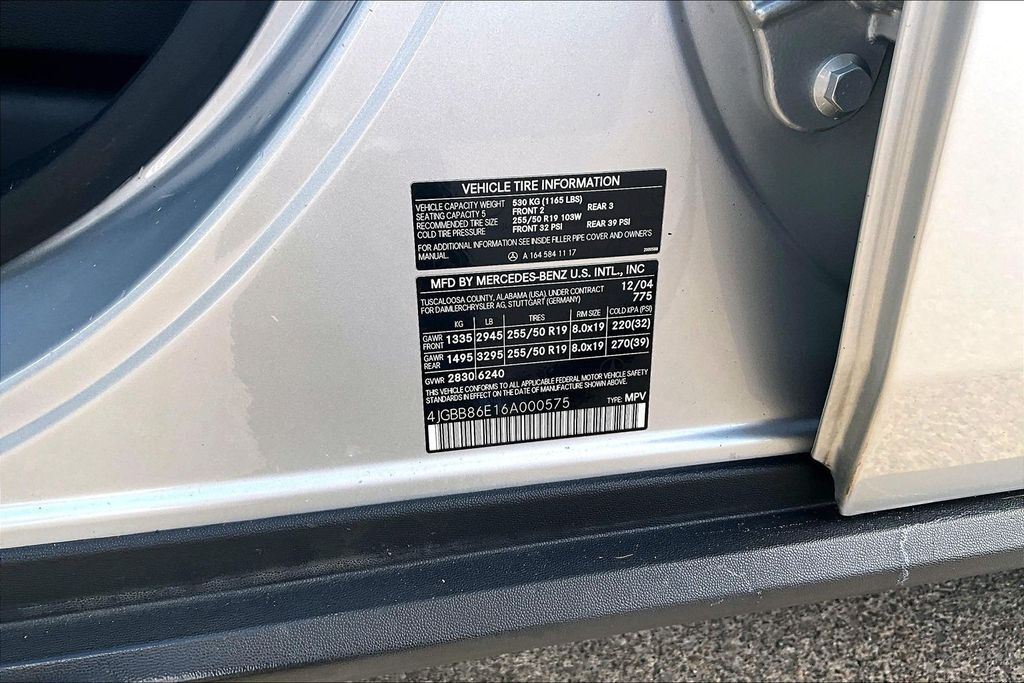 2006 Mercedes-Benz M-Class ML 350 OR