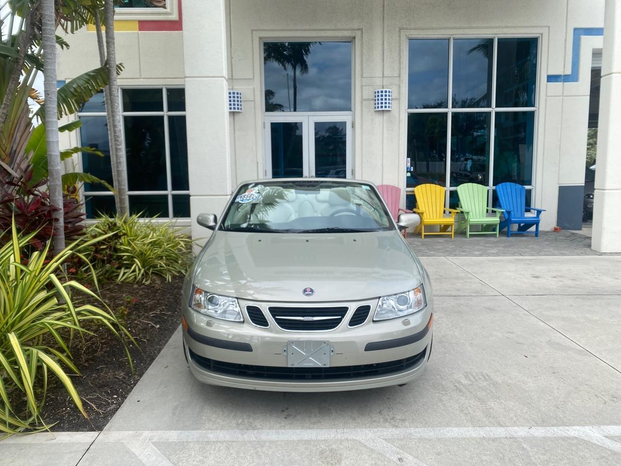 2006 Saab 9-3 1 OWNER CONV LOW MILES 32,746 Pompano Beach FL