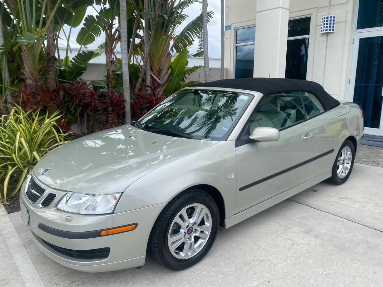 2006 Saab 9-3 1 OWNER CONV LOW MILES 32,746 Pompano Beach FL
