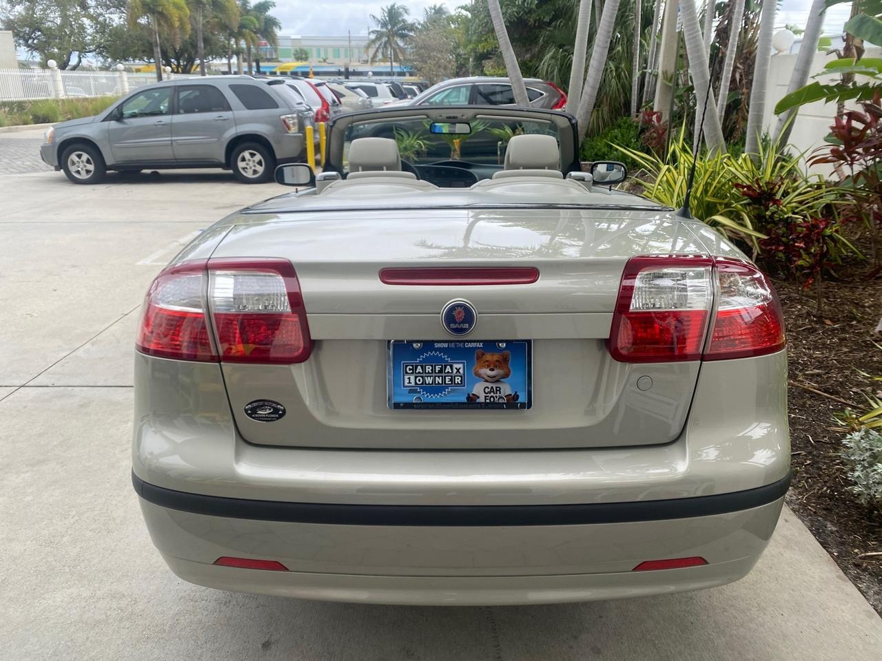 2006 Saab 9-3 1 OWNER CONV LOW MILES 32,746 Pompano Beach FL