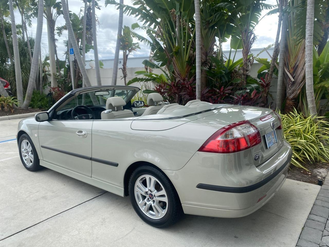 2006 Saab 9-3 1 OWNER CONV LOW MILES 32,746 Pompano Beach FL