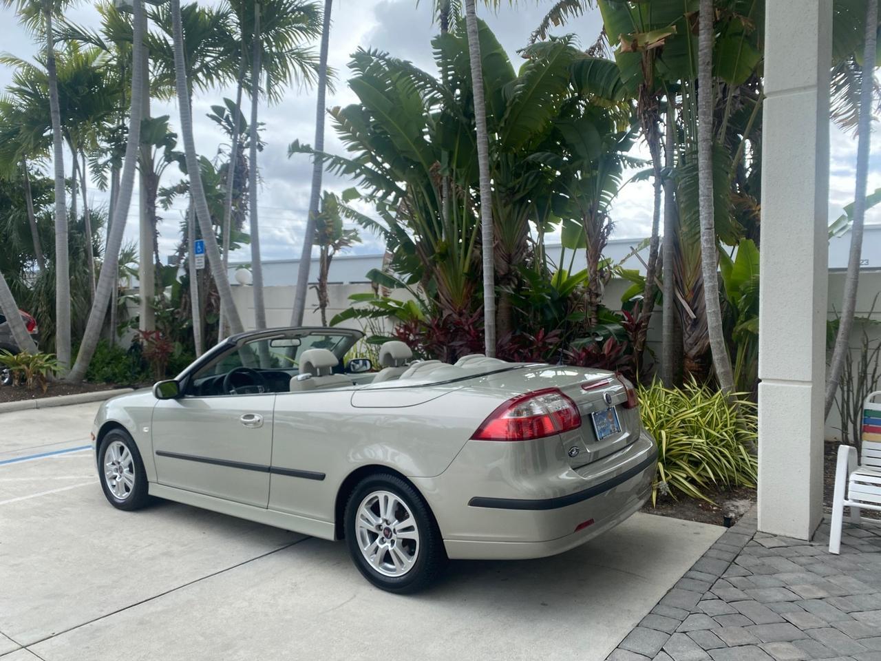 2006 Saab 9-3 1 OWNER CONV LOW MILES 32,746 Pompano Beach FL