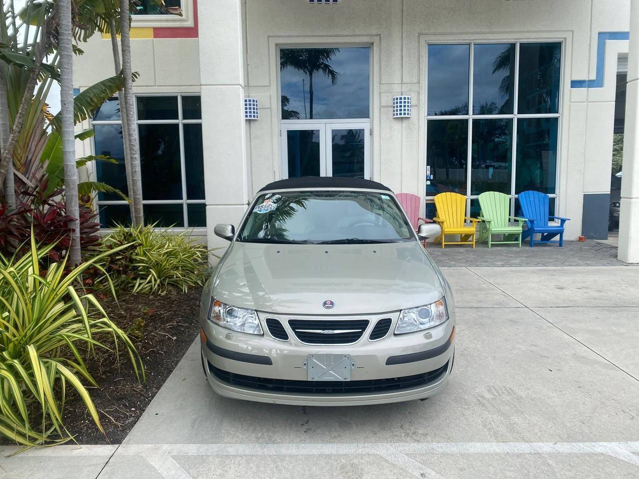 2006 Saab 9-3 1 OWNER CONV LOW MILES 32,746 Pompano Beach FL