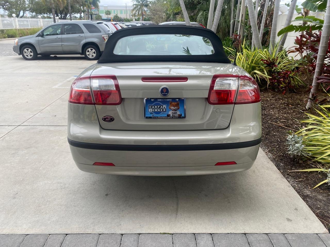 2006 Saab 9-3 1 OWNER CONV LOW MILES 32,746 Pompano Beach FL