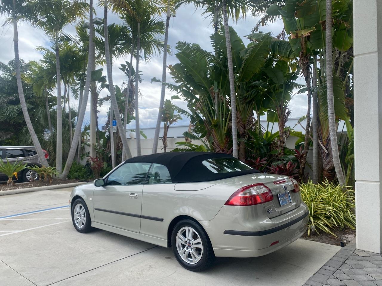 2006 Saab 9-3 1 OWNER CONV LOW MILES 32,746 Pompano Beach FL