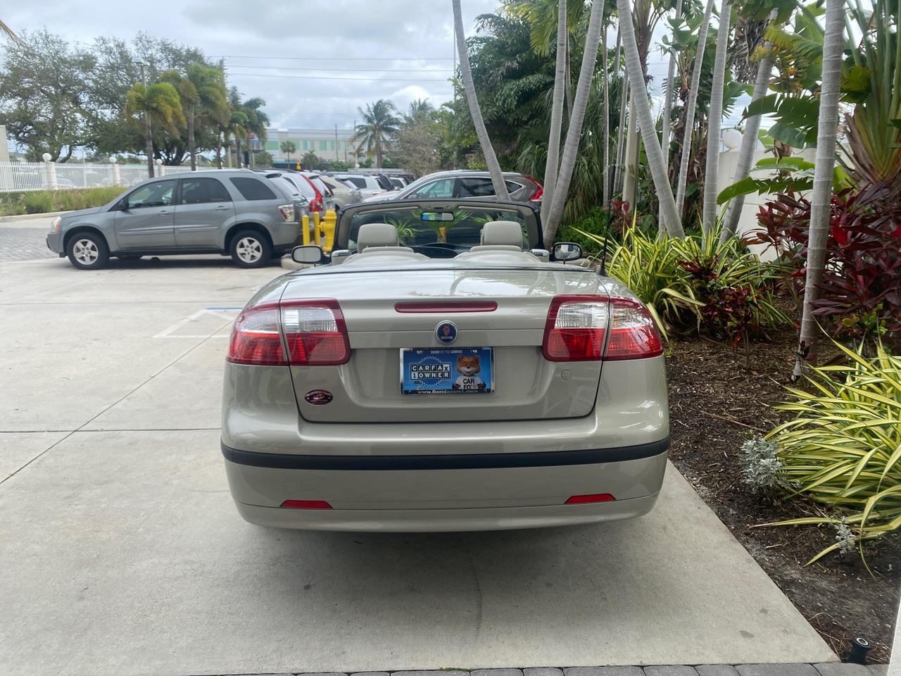 2006 Saab 9-3 1 OWNER CONV LOW MILES 32,746 Pompano Beach FL