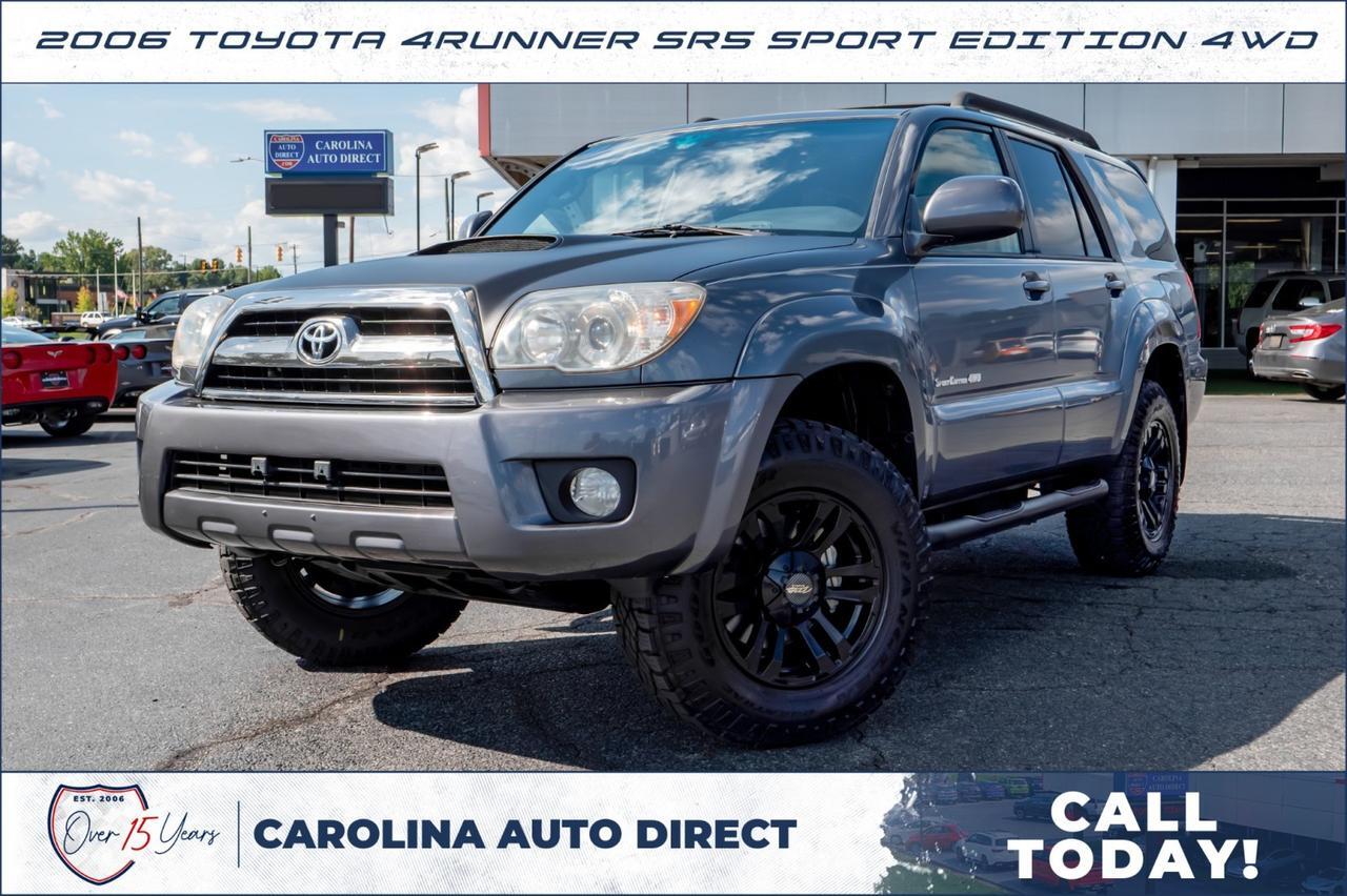 2006 Toyota 4Runner SR5 Sport Edition 4WD / Sunroof / JBL Audio! Lincolnton NC
