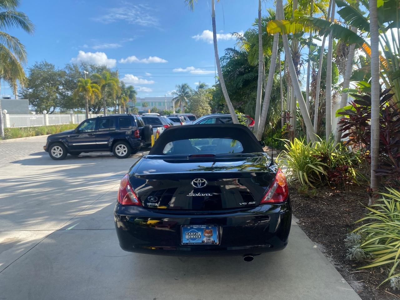 2006 Toyota Camry Solara SE V6 CONV LOW MILES 57,572 Pompano Beach FL