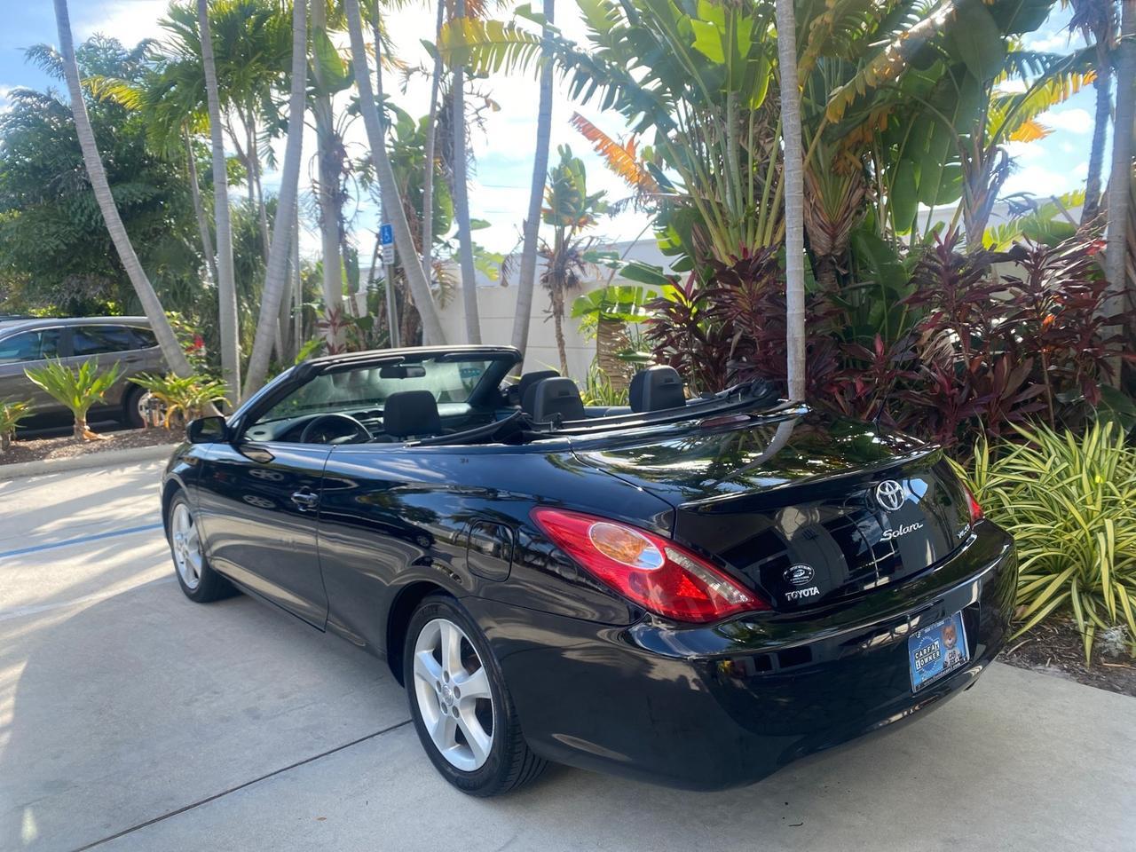 2006 Toyota Camry Solara SE V6 CONV LOW MILES 57,572 Pompano Beach FL