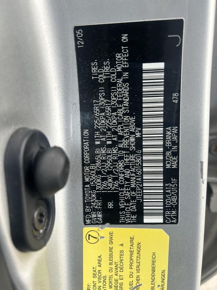 2006 Toyota Highlander V6 Crestwood KY