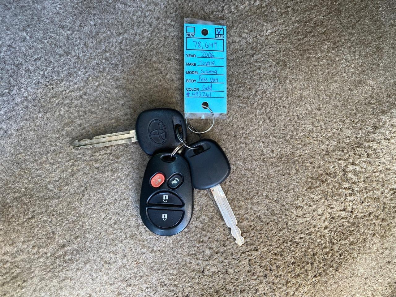 2006 Toyota Sienna VAN LE LOW MILES 78,653 Pompano Beach FL