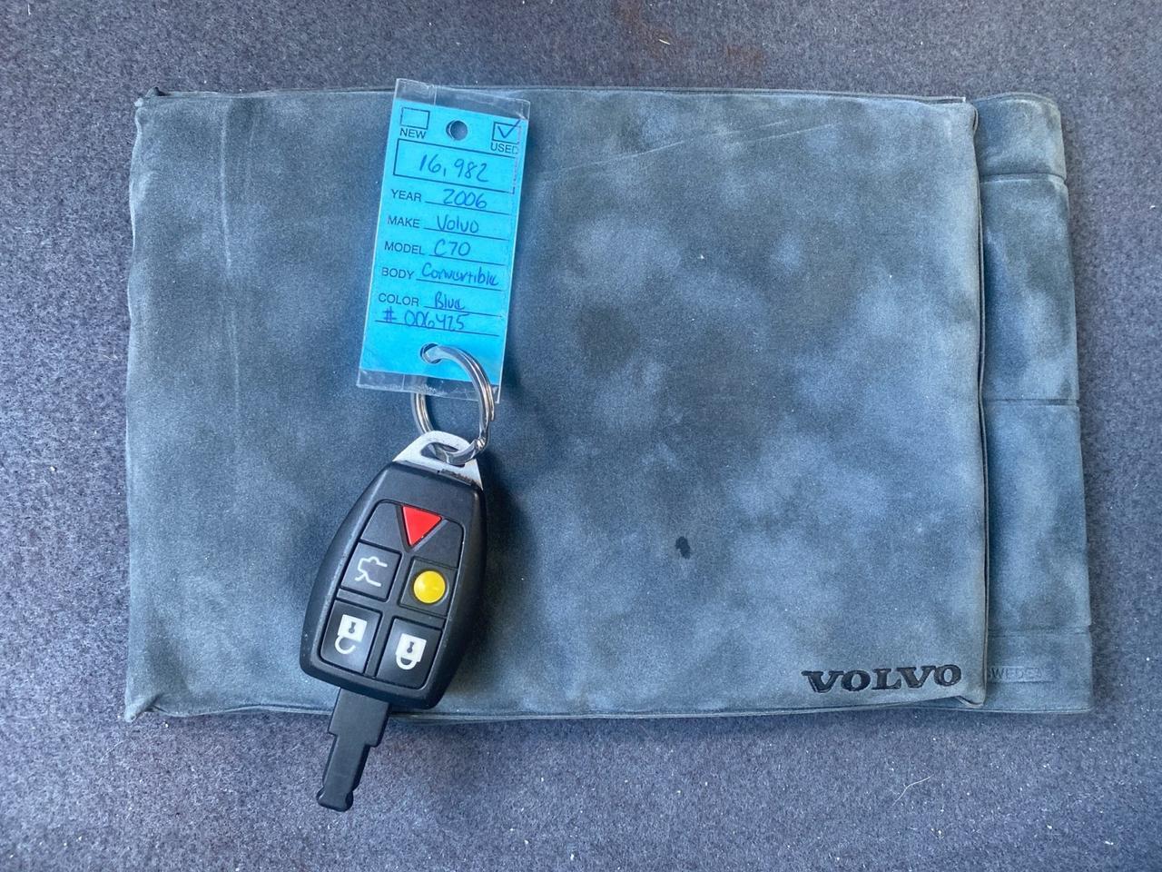2006 Volvo C70 LOW MILES 16,982 CONV Pompano Beach FL