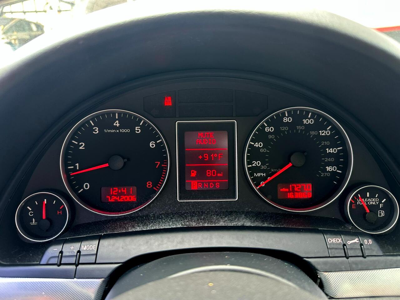 2007 Audi A4 2007 4dr Sdn CVT 2.0T FrontTrak Jacksonville FL