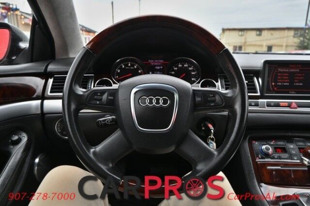 2007 Audi A8 L 6.0L W12 - All Wheel Drive - Front Heated & Cooled Leather Seats - Heated Rear Seats - Sunroof - Bang & Olufsen Sound System - Bluetooth - Backup Camera - Navigation - Low Miles Anchorage AK