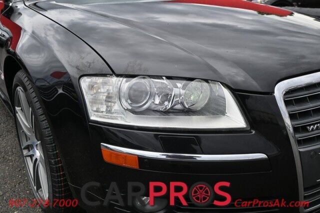 2007 Audi A8 L 6.0L W12 - All Wheel Drive - Front Heated & Cooled Leather Seats - Heated Rear Seats - Sunroof - Bang & Olufsen Sound System - Bluetooth - Backup Camera - Navigation - Low Miles Anchorage AK