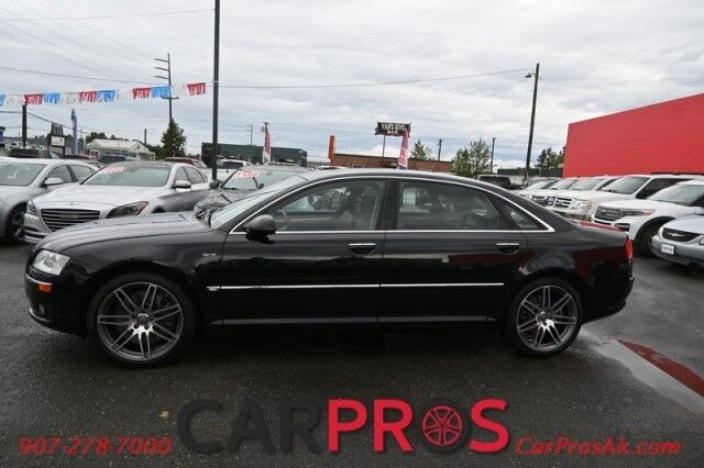 2007 Audi A8 L 6.0L W12 - All Wheel Drive - Front Heated & Cooled Leather Seats - Heated Rear Seats - Sunroof - Bang & Olufsen Sound System - Bluetooth - Backup Camera - Navigation - Low Miles Anchorage AK