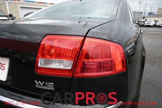 2007 Audi A8 L 6.0L W12 - All Wheel Drive - Front Heated & Cooled Leather Seats - Heated Rear Seats - Sunroof - Bang & Olufsen Sound System - Bluetooth - Backup Camera - Navigation - Low Miles Anchorage AK
