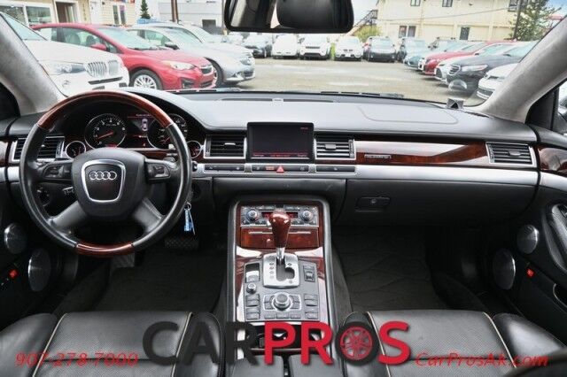 2007 Audi A8 L 6.0L W12 - All Wheel Drive - Front Heated & Cooled Leather Seats - Heated Rear Seats - Sunroof - Bang & Olufsen Sound System - Bluetooth - Backup Camera - Navigation - Low Miles Anchorage AK