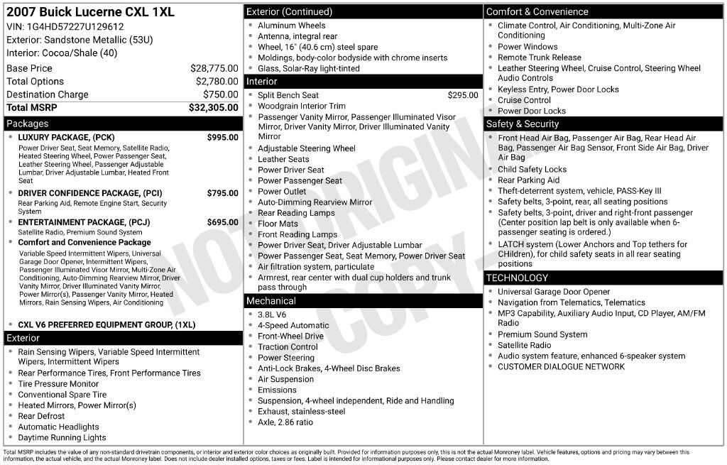 2007 Buick Lucerne CXL