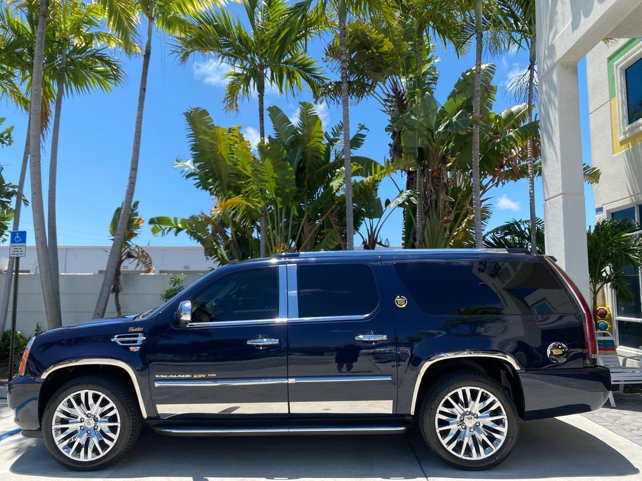 2007 Cadillac Escalade ESV SUNROOF AWD LOW MILES 47,118 Pompano Beach FL