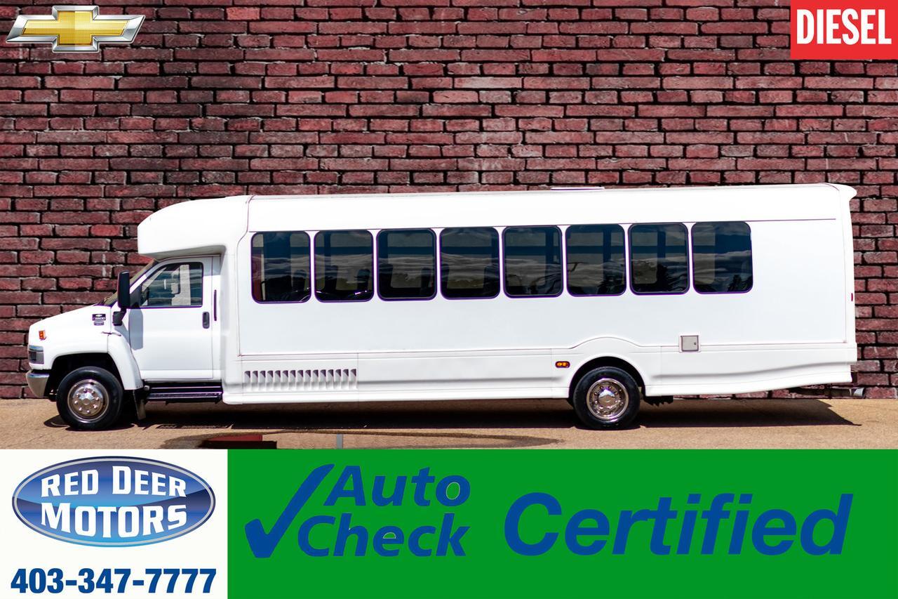 2007 Chevrolet CC5500 34 Passenger Bus Diesel TV Red Deer AB