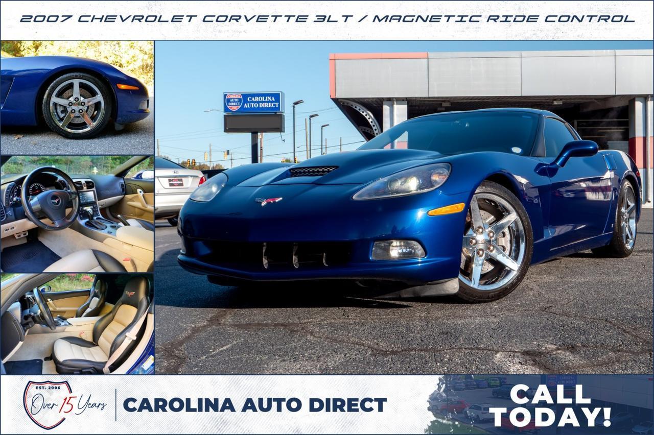 2007 Chevrolet Corvette / Magnetic Ride Control / 3LT Preferred Equipment Group! Lincolnton NC