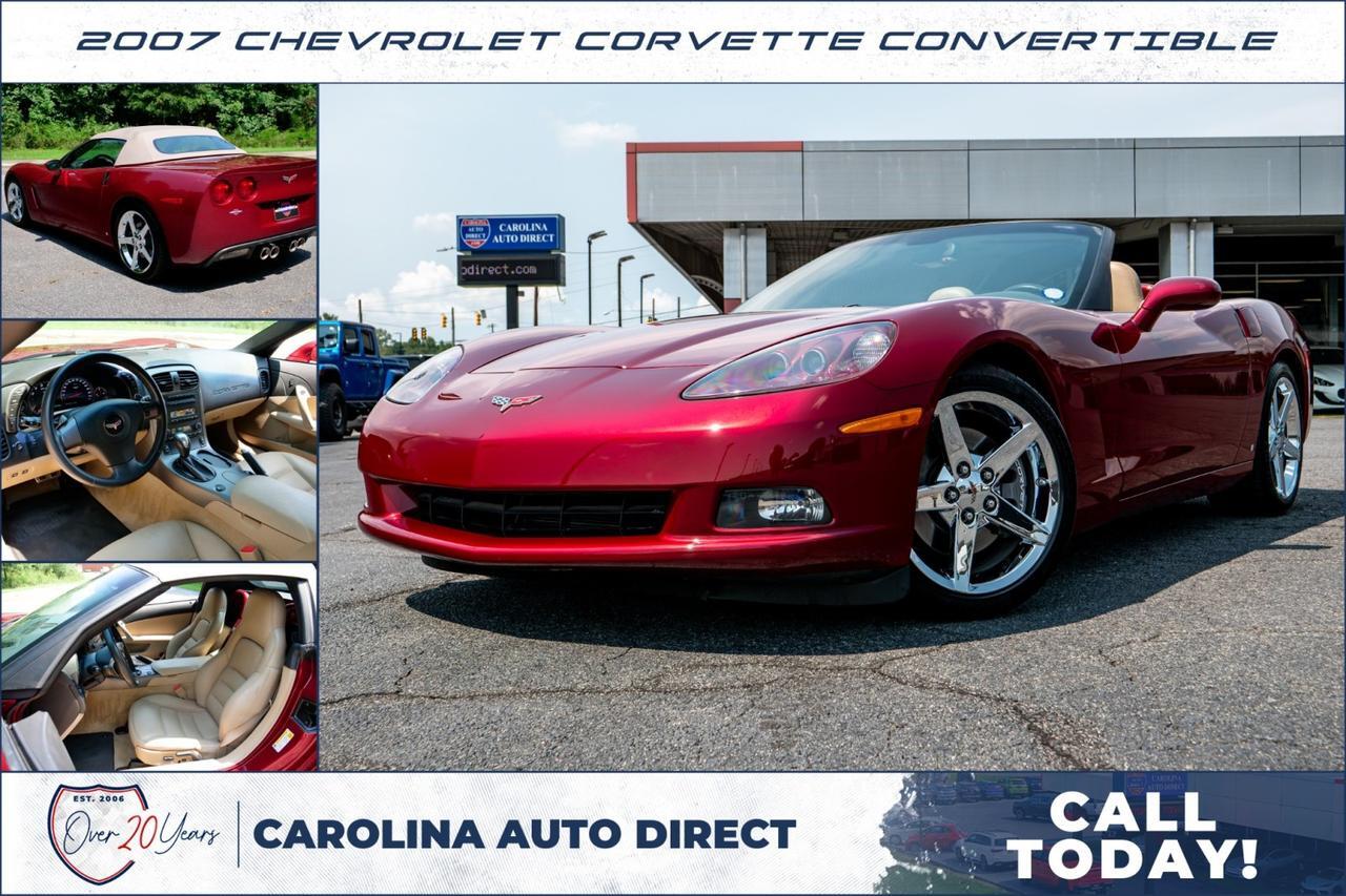 2007 Chevrolet Corvette Convertible / Power Top / Heated Seats / Borla Exhaust!