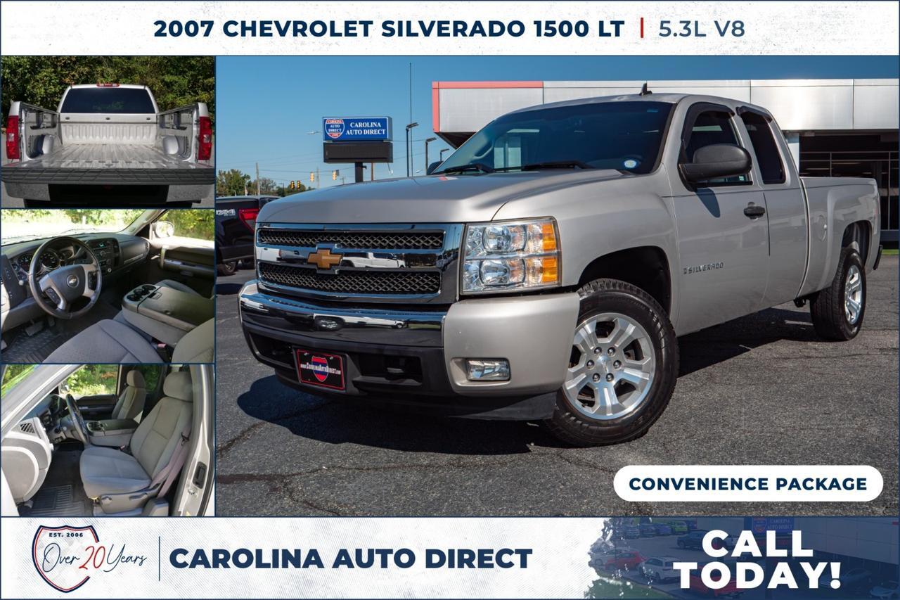 2007 Chevrolet Silverado 1500 LT / 1LT / Convenience Package / 5.3L V8 / LOW MILES