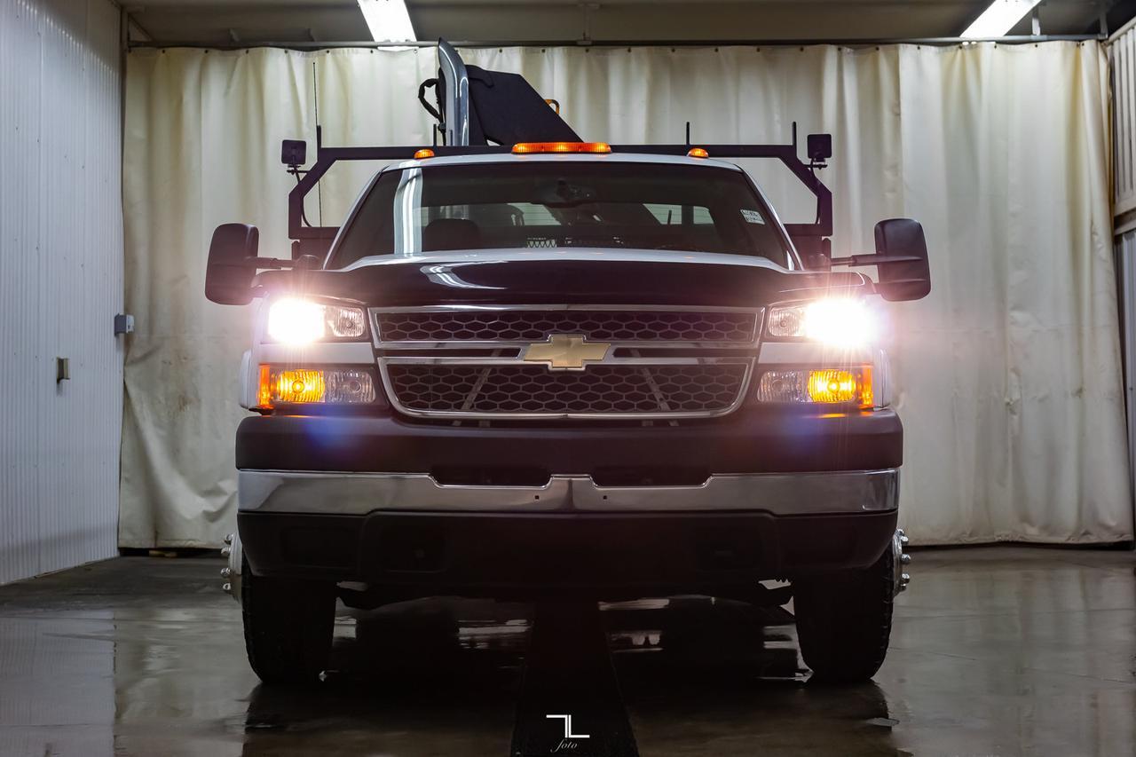 2007 Chevrolet Silverado 3500 4x4 Reg Cab LT Picker Deck Diesel Red Deer AB