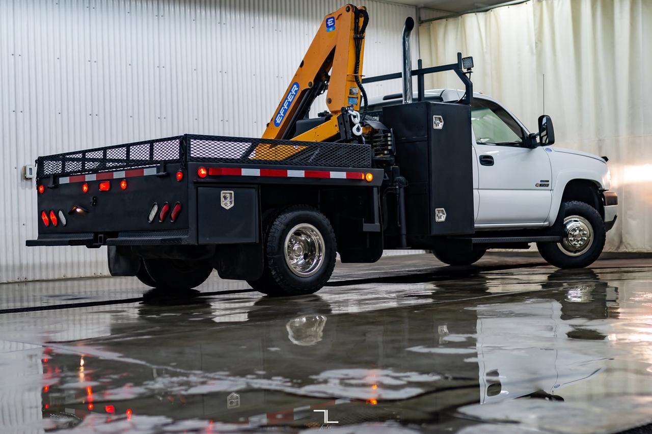 2007 Chevrolet Silverado 3500 4x4 Reg Cab LT Picker Deck Diesel Red Deer AB