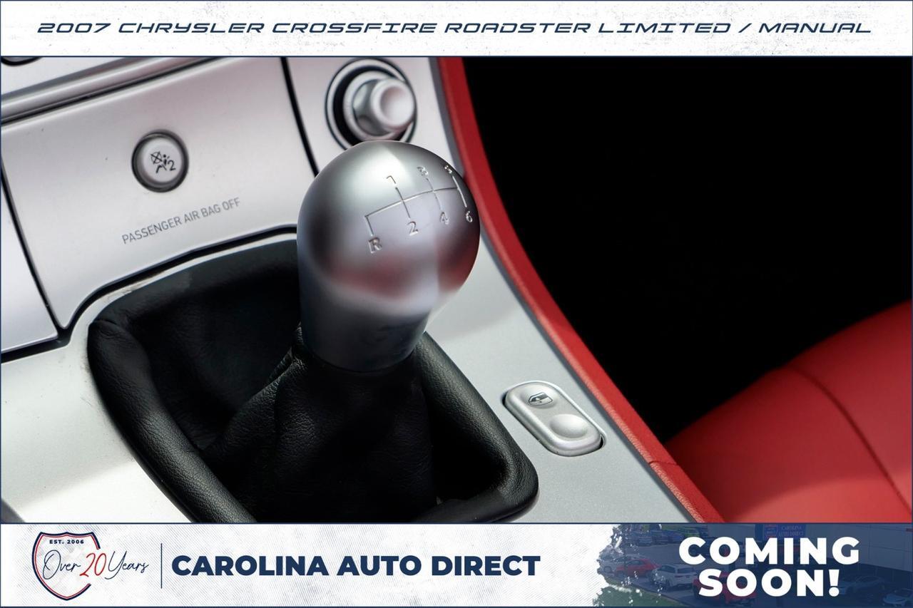 2007 Chrysler Crossfire Roadster Limited / Manual / Coming Soon! Lincolnton NC