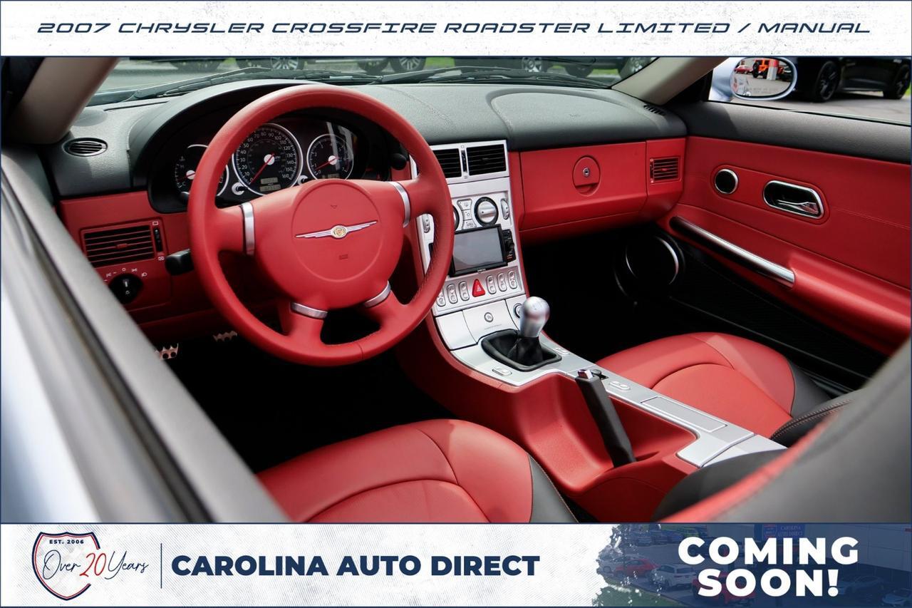 2007 Chrysler Crossfire Roadster Limited / Manual / Coming Soon! Lincolnton NC