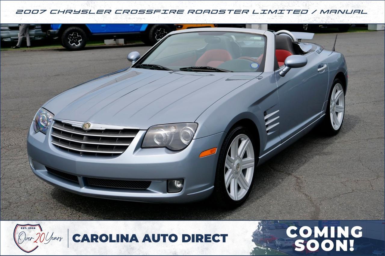 2007 Chrysler Crossfire Roadster Limited / Manual / Coming Soon!