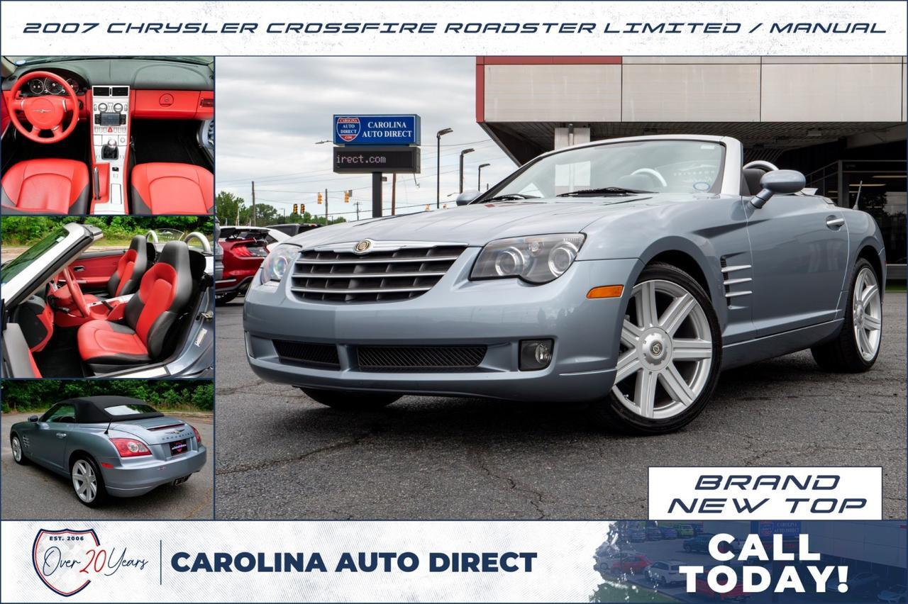 2007 Chrysler Crossfire Roadster Limited / Manual / Heated Seats / NEW TOP!