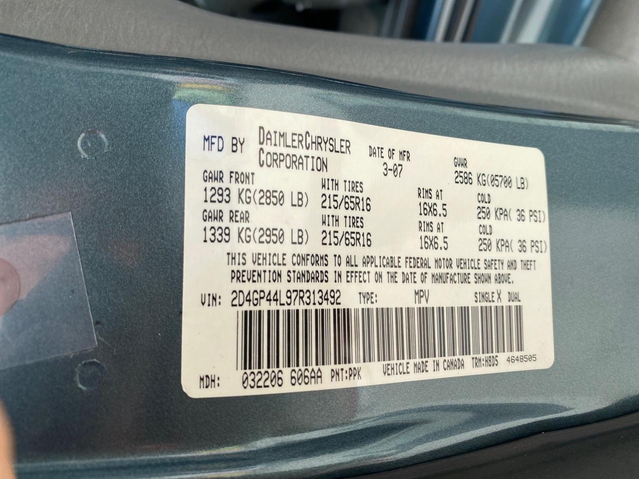 2007 Dodge Grand Caravan SXT Braun Entervan Pompano Beach FL