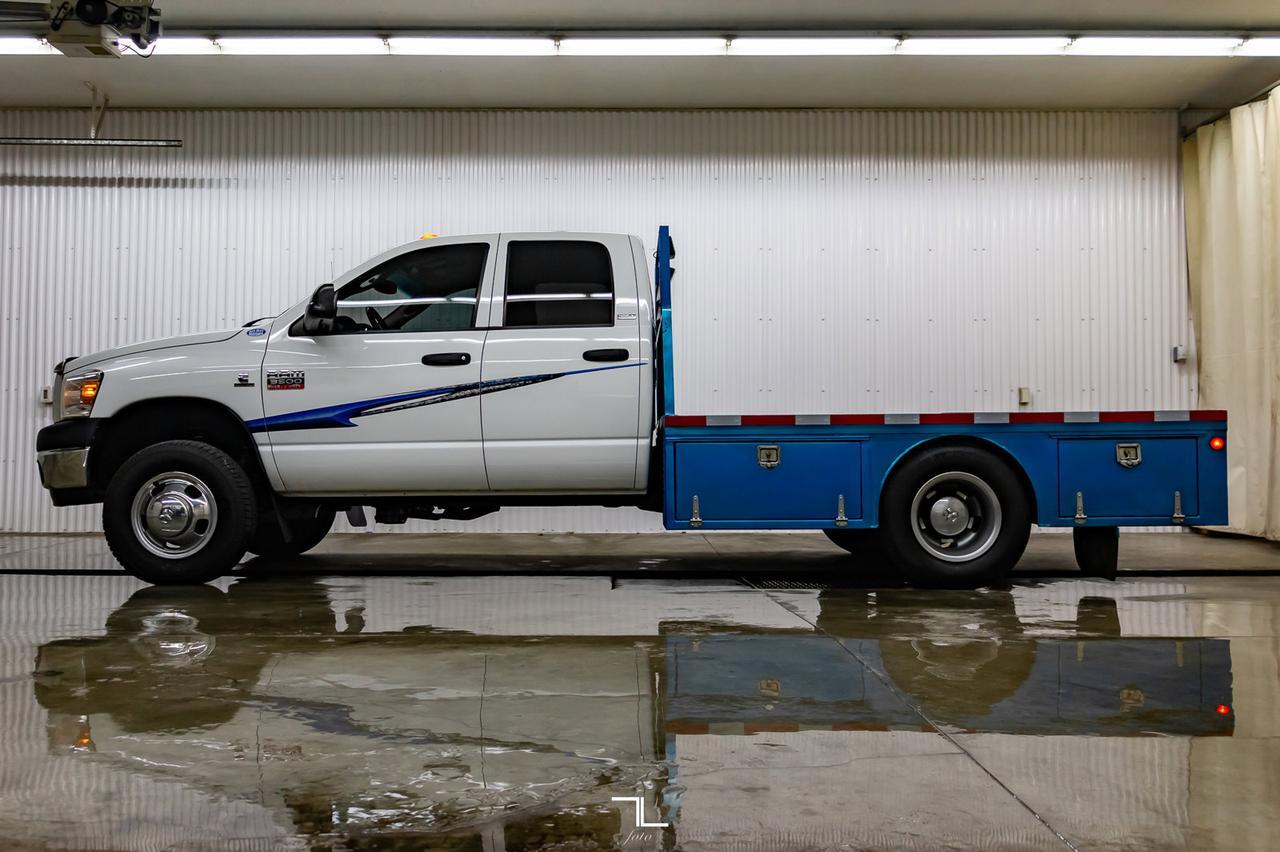 2007 Dodge Ram 3500 4x4 Quad Cab SLT Dually Deck Diesel Red Deer AB