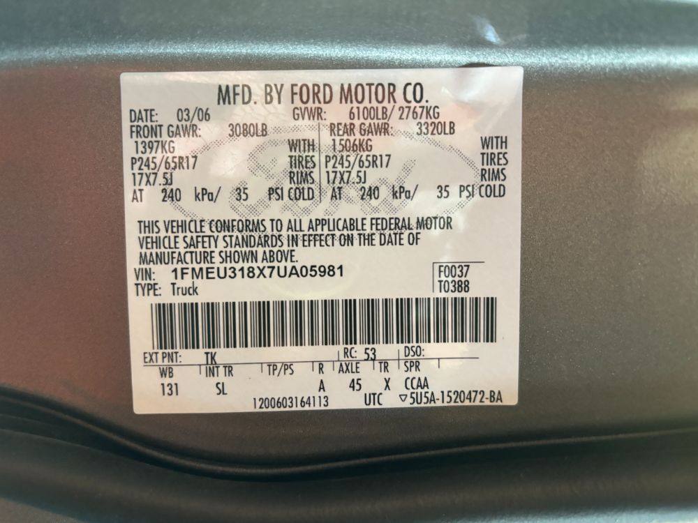 2007 Ford Explorer Sport Trac XLT Franklin OH