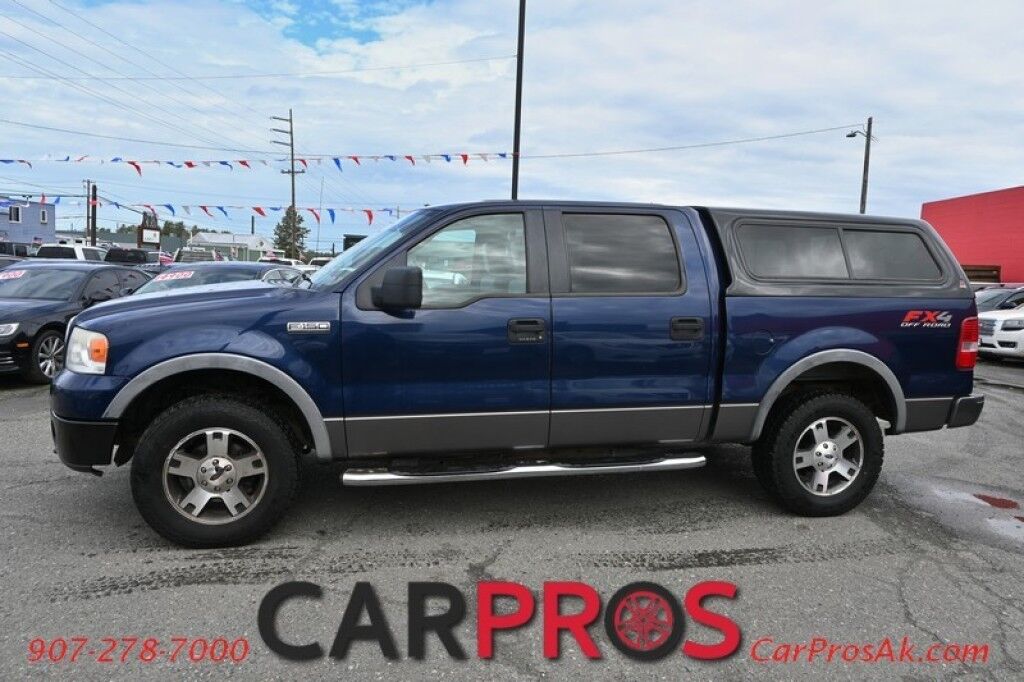 2007 Ford F-150 FX4 - 4X4 - 5.4L V8 - Crew Cab - Keyless Entry - Power Driver's Seat - Leather Seats - Cruise Control - Block Heater - Paint-Matching Canopy - Running Boards - Tow Pkg