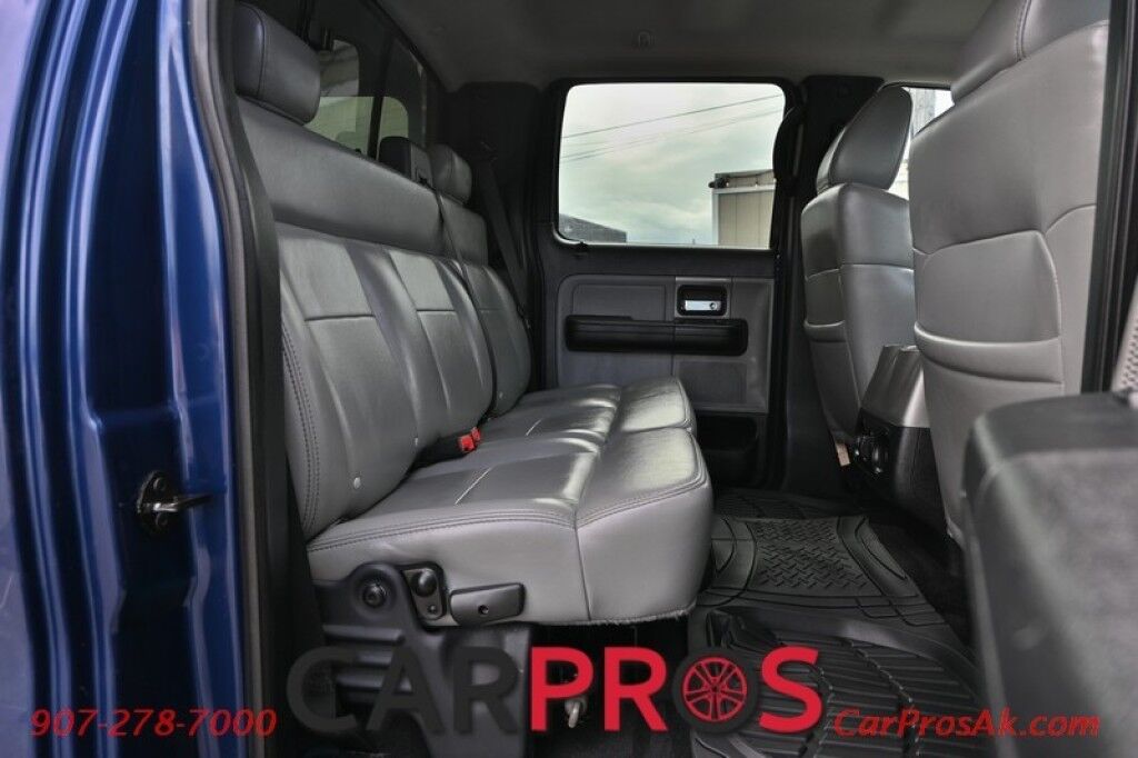 2007 Ford F-150 FX4 - 4x4 - 5.4L V8 - Crew Cab - Keyless Entry - Leather Seats - AM/FM & CD - Cruise Control - Block Heater - Fiberglass Cap - Running Boards - Tow Pkg Anchorage AK