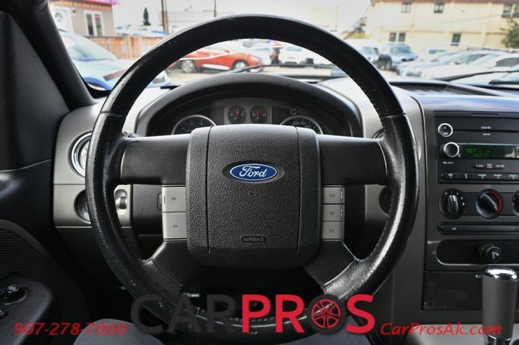 2007 Ford F-150 FX4 - 4x4 - 5.4L V8 - Crew Cab - Keyless Entry - Leather Seats - AM/FM & CD - Cruise Control - Block Heater - Fiberglass Cap - Running Boards - Tow Pkg Anchorage AK