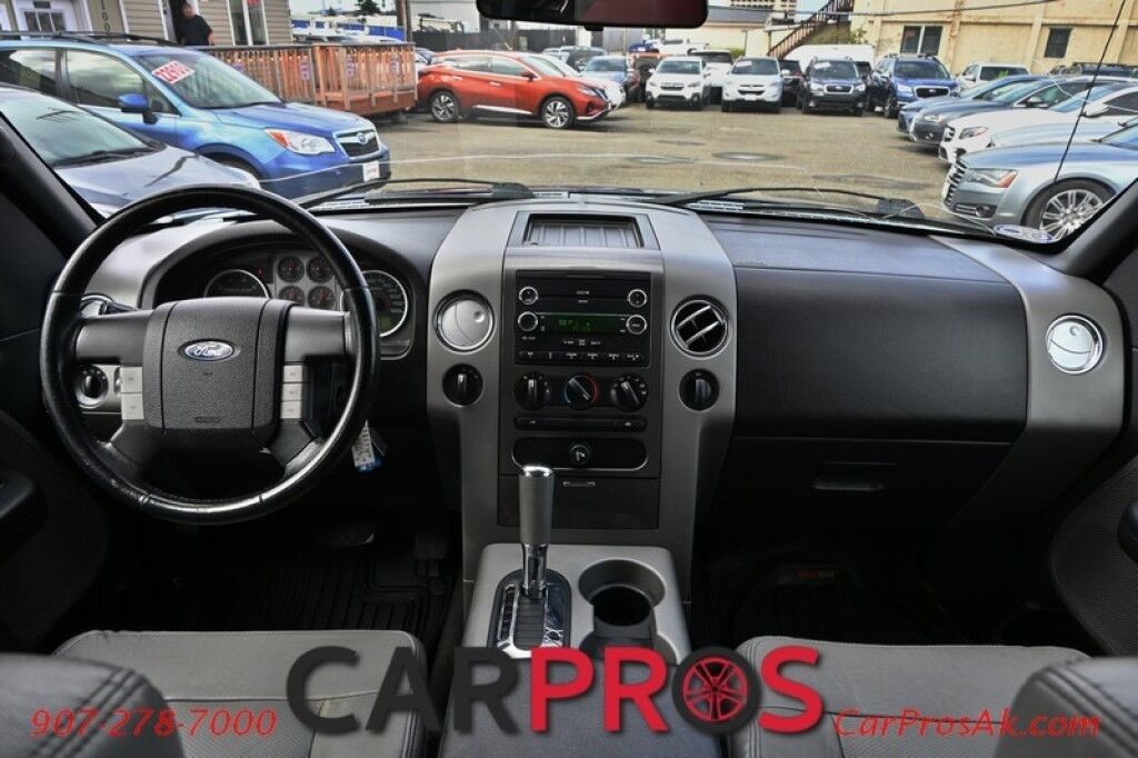 2007 Ford F-150 FX4 - 4x4 - 5.4L V8 - Crew Cab - Keyless Entry - Leather Seats - AM/FM & CD - Cruise Control - Block Heater - Fiberglass Cap - Running Boards - Tow Pkg Anchorage AK