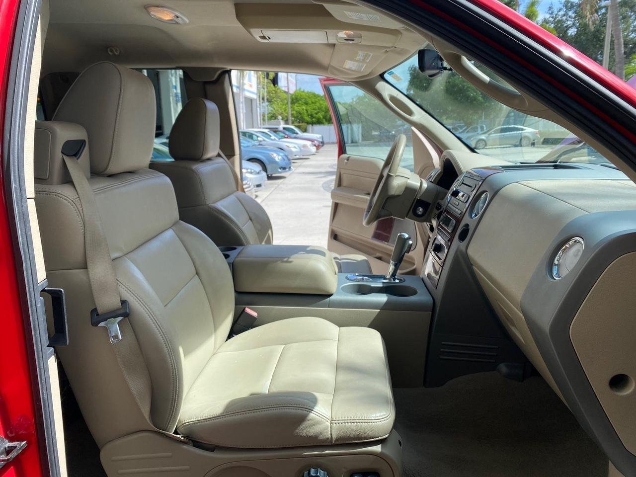 2007 Ford F-150 Lariat 4WD LEATHER LOW MILES 80,286 Pompano Beach FL