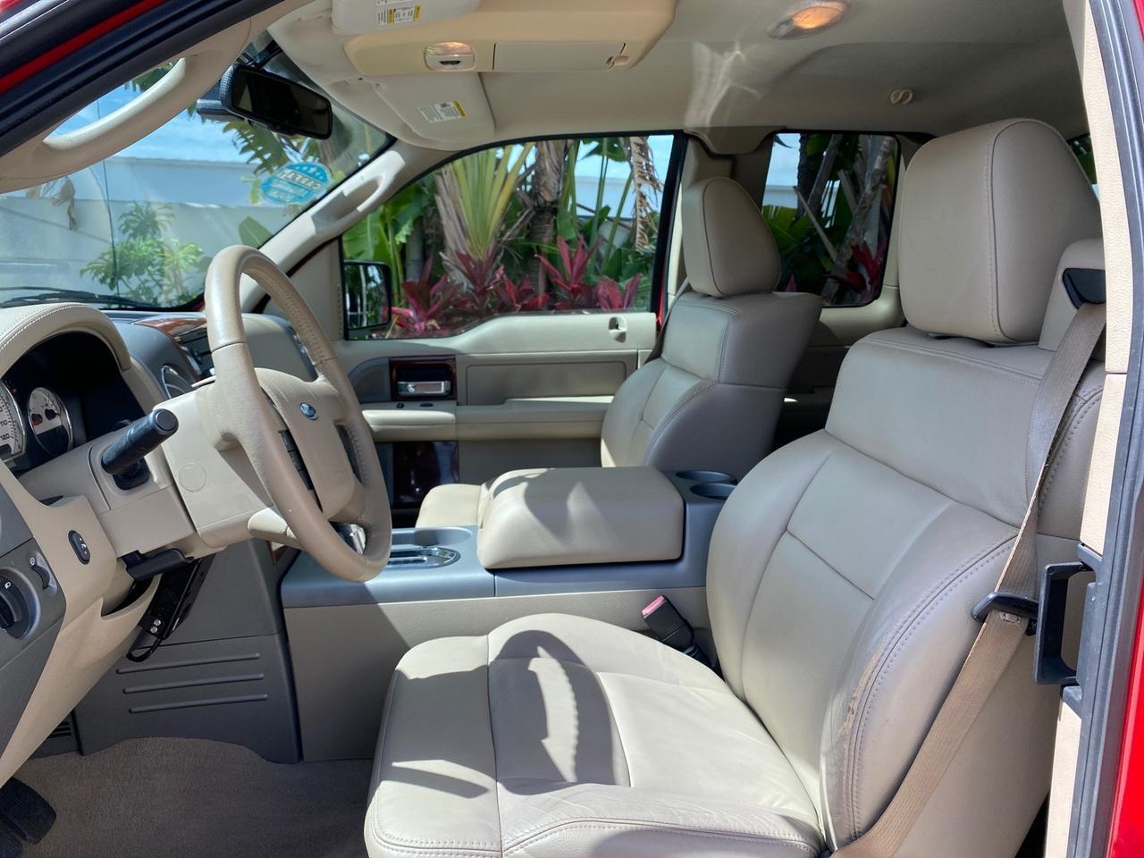 2007 Ford F-150 Lariat 4WD LEATHER LOW MILES 80,286 Pompano Beach FL