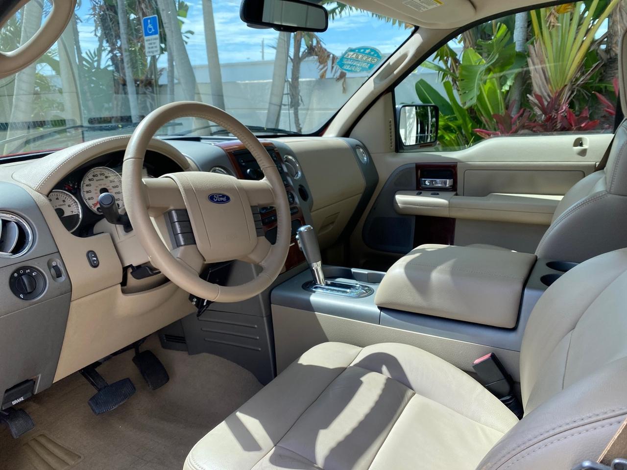 2007 Ford F-150 Lariat 4WD LEATHER LOW MILES 80,286 Pompano Beach FL