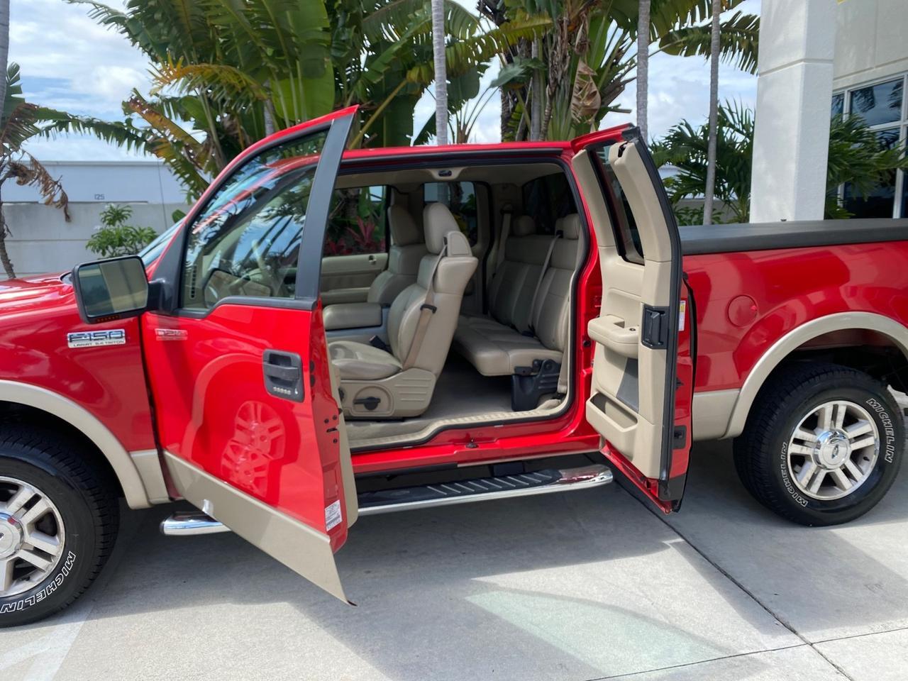 2007 Ford F-150 Lariat 4WD LEATHER LOW MILES 80,286 Pompano Beach FL