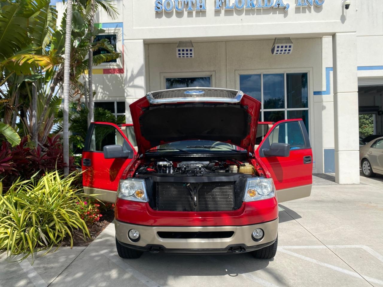 2007 Ford F-150 Lariat 4WD LEATHER LOW MILES 80,286 Pompano Beach FL
