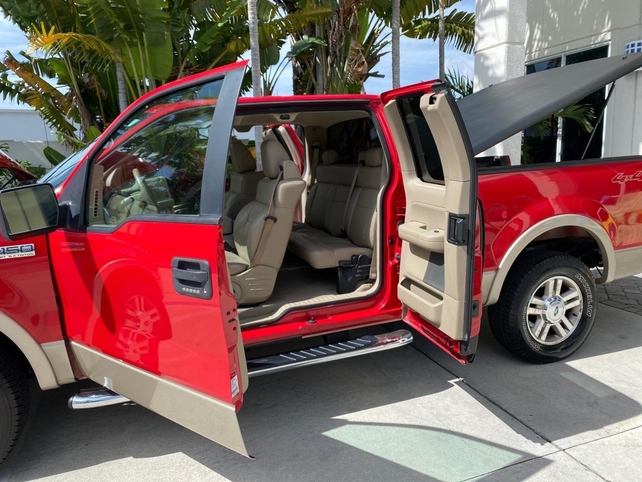 2007 Ford F-150 Lariat 4WD LEATHER LOW MILES 80,286 Pompano Beach FL