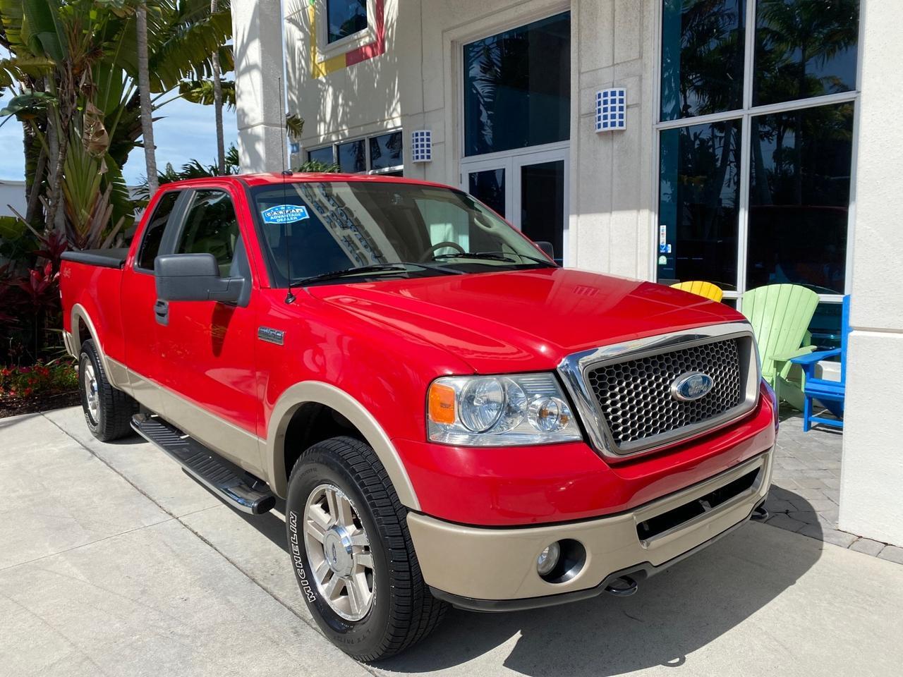 2007 Ford F-150 Lariat 4WD LEATHER LOW MILES 80,286