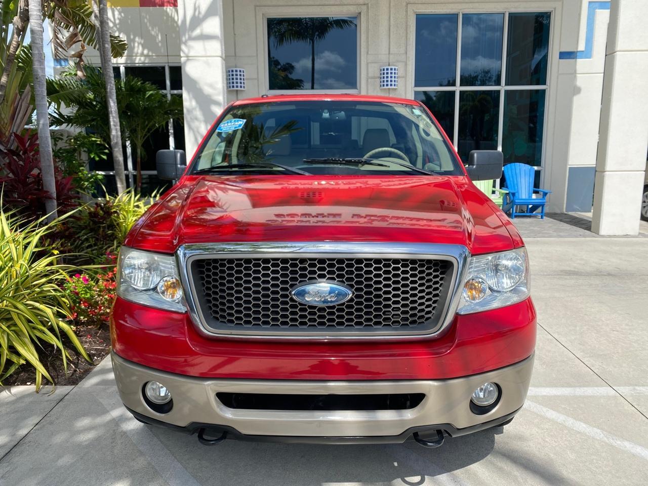 2007 Ford F-150 Lariat 4WD LEATHER LOW MILES 80,286 Pompano Beach FL