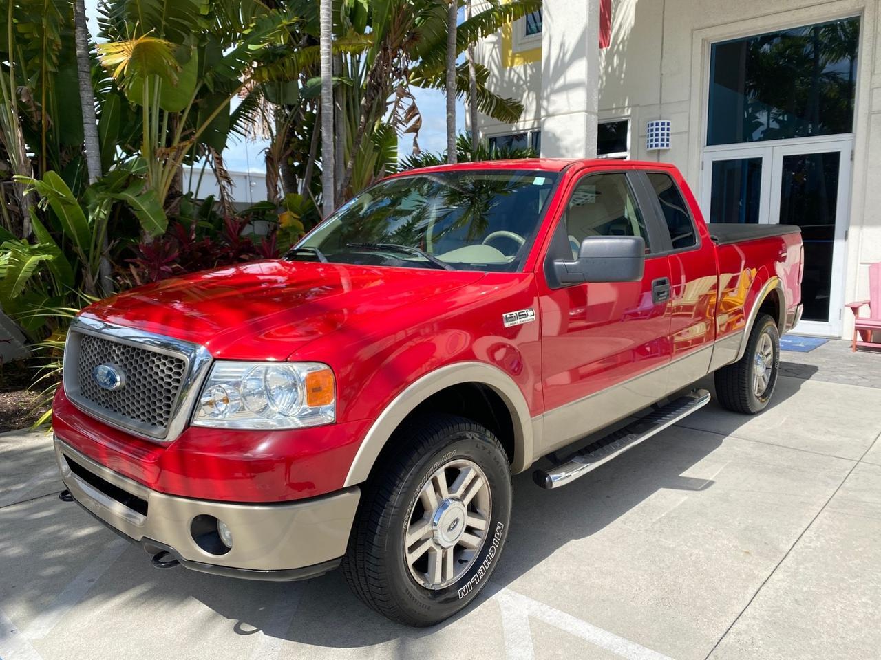 2007 Ford F-150 Lariat 4WD LEATHER LOW MILES 80,286 Pompano Beach FL